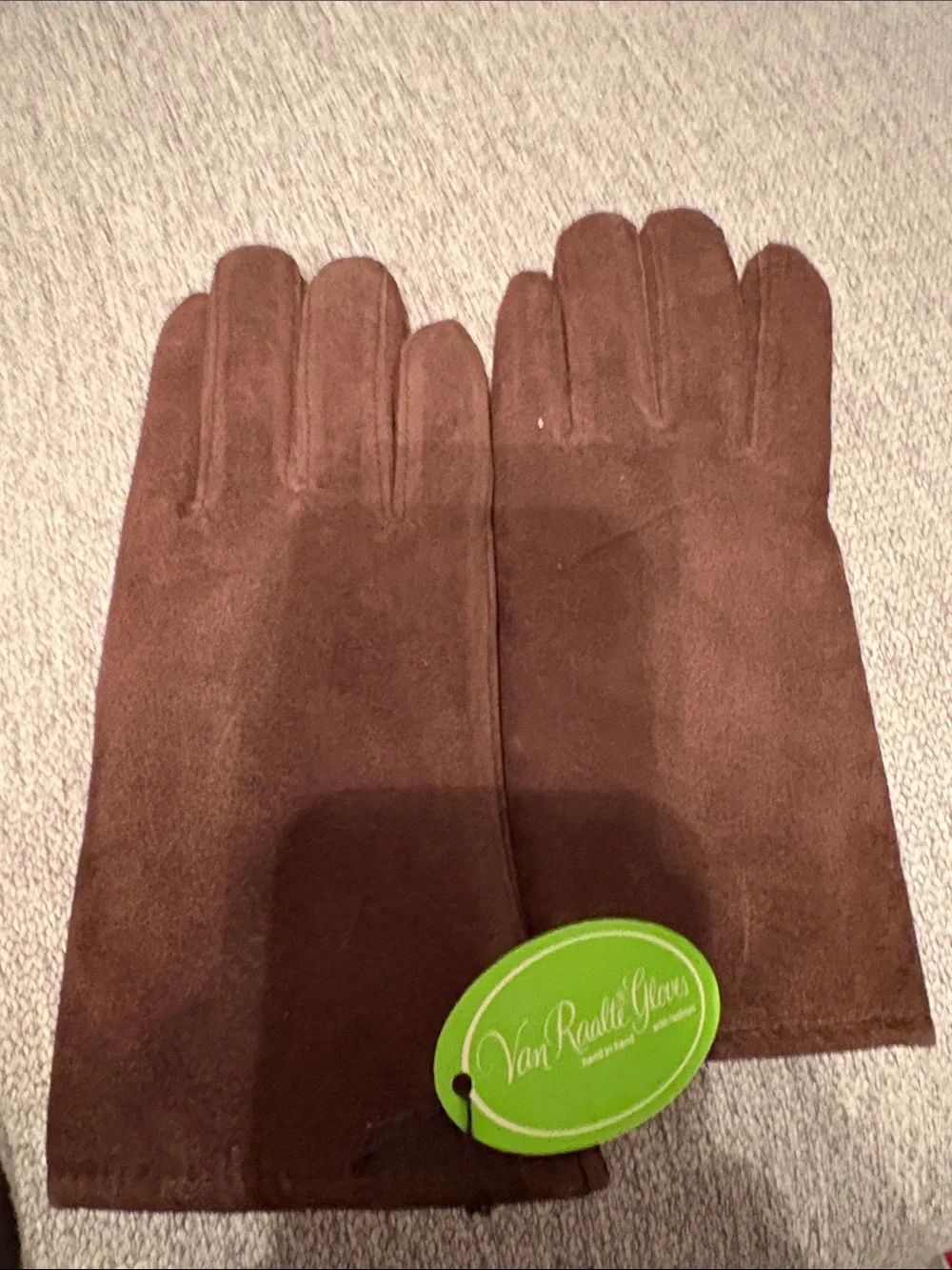Brown Suede womens Gloves